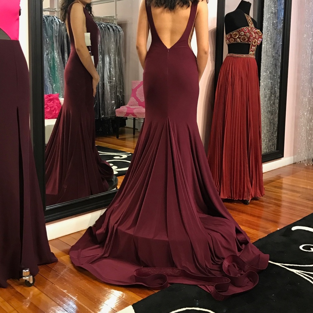 Burgundy Formal Dress